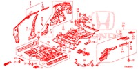 BODEN/INNENBLECHE  für Honda CR-V DIESEL 1.6 EXCLUSIVE NAVI 4WD 5 Türen 9 gang automatikgetriebe 2017