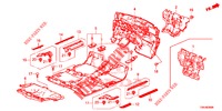 BODENMATTE/ISOLATOR  für Honda CR-V DIESEL 1.6 EXCLUSIVE NAVI 4WD 5 Türen 9 gang automatikgetriebe 2017