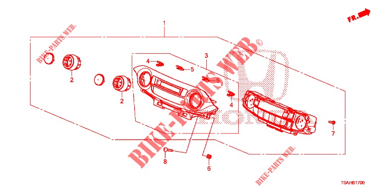 REGELUNG, AUTOM.         KLIMAANLAGE(1)  für Honda CR-V DIESEL 1.6 EXCLUSIVE NAVI 4WD 5 Türen 9 gang automatikgetriebe 2017