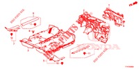 BODENMATTE/ISOLATOR (LH) für Honda CIVIC DIESEL 1.6 ENTRY 4 Türen 9 gang automatikgetriebe 2018