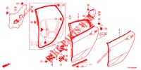 TUERBLECHE, HINTEN(4D)  für Honda CIVIC DIESEL 1.6 ENTRY 4 Türen 9 gang automatikgetriebe 2018