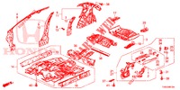 BODEN/INNENBLECHE  für Honda CIVIC 1.8 EX 5 Türen 5 gang automatikgetriebe 2014