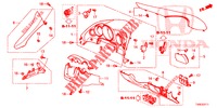 INSTRUMENT, ZIERSTUECK (COTE DE CONDUCTEUR) (RH) für Honda CIVIC 1.8 EX 5 Türen 5 gang automatikgetriebe 2014