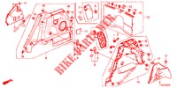 KOFFERRAUM SEITENVERKL.  für Honda CIVIC 1.8 EX 5 Türen 5 gang automatikgetriebe 2014