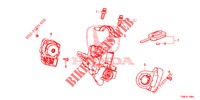 SCHLIESSZYLINDER KOMPONENTEN  für Honda CIVIC 1.8 EX 5 Türen 5 gang automatikgetriebe 2014