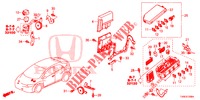 STEUERGERAT (COMPARTIMENT MOTEUR) (1) für Honda CIVIC 1.8 EX 5 Türen 5 gang automatikgetriebe 2014