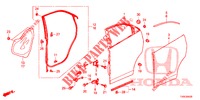 TUERBLECHE, HINTEN(4D)  für Honda CIVIC 1.8 EX 5 Türen 5 gang automatikgetriebe 2014