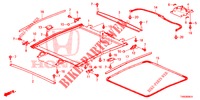 DACHVERKLEIDUNG/SONNENBLENDE/SCHIEBEFENSTER  für Honda CIVIC 1.8 EXGT 5 Türen 5 gang automatikgetriebe 2015