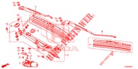 WINDSCHUTZSCHEIBENWISCHER (RH) für Honda CIVIC 1.8 EXGT 5 Türen 5 gang automatikgetriebe 2015