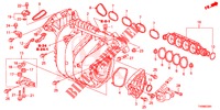 ANSAUGKRUEMMER (1.8L) für Honda CIVIC 1.8 ES 5 Türen 5 gang automatikgetriebe 2016