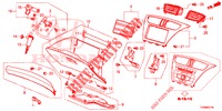 INSTRUMENT, ZIERSTUECK (RH) für Honda CIVIC 1.8 ES 5 Türen 5 gang automatikgetriebe 2016