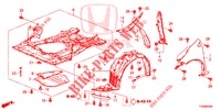 KOTFLUEGEL, VORNE  für Honda CIVIC 1.8 ES 5 Türen 5 gang automatikgetriebe 2016