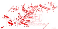 VORDERE STOSSFAENGER  für Honda CIVIC 1.8 ES 5 Türen 5 gang automatikgetriebe 2016