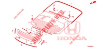 WINDSCHUTZSCHEIBE, VORNE/ HECKFENSTER  für Honda CIVIC 1.8 ES 5 Türen 5 gang automatikgetriebe 2016