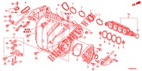 ANSAUGKRUEMMER (1.8L) für Honda CIVIC 1.8 EX 5 Türen 5 gang automatikgetriebe 2016