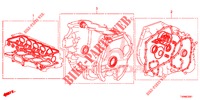 DICHTUNG SATZ/ GETRIEBE KOMPL. (1.8L) für Honda CIVIC 1.8 EX 5 Türen 5 gang automatikgetriebe 2016