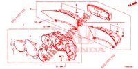 DREHZAHLMESSER  für Honda CIVIC 1.8 EX 5 Türen 5 gang automatikgetriebe 2016