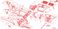 INSTRUMENT, ZIERSTUECK (RH) für Honda CIVIC 1.8 EX 5 Türen 5 gang automatikgetriebe 2016