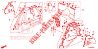 KOFFERRAUM SEITENVERKL.  für Honda CIVIC 1.8 EX 5 Türen 5 gang automatikgetriebe 2016