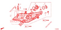 SCHEINWERFER  für Honda CIVIC 1.8 EX 5 Türen 5 gang automatikgetriebe 2016