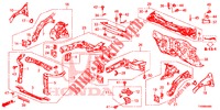 VORDERE TRENNWAND/STIRNWAND  für Honda CIVIC 1.8 EX 5 Türen 5 gang automatikgetriebe 2016