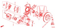 VORDERRADBREMSE  für Honda CIVIC 1.8 EX 5 Türen 5 gang automatikgetriebe 2016