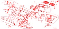 INSTRUMENT, ZIERSTUECK (RH) für Honda CIVIC 1.8 EXGT 5 Türen 5 gang automatikgetriebe 2016