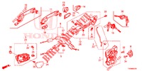 TUERSCHLOESSER, VORNE/AEUSSERER GRIFF  für Honda CIVIC 1.8 EXGT 5 Türen 5 gang automatikgetriebe 2016