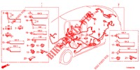 KABELBAUM (3) (RH) für Honda CIVIC 1.8 S 5 Türen 5 gang automatikgetriebe 2016