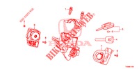 SCHLIESSZYLINDER KOMPONENTEN  für Honda CIVIC 1.8 S 5 Türen 5 gang automatikgetriebe 2016