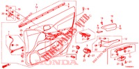 TUERVERKLEIDUNG, VORNE (RH) für Honda CIVIC 1.8 S 5 Türen 5 gang automatikgetriebe 2016