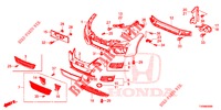 VORDERE STOSSFAENGER  für Honda CIVIC 1.8 S 5 Türen 5 gang automatikgetriebe 2016