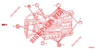 GUMMITUELLE (INFERIEUR) für Honda CIVIC 1.8 SE 5 Türen 5 gang automatikgetriebe 2016