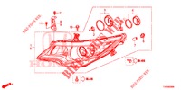 SCHEINWERFER  für Honda CIVIC 1.8 SE 5 Türen 5 gang automatikgetriebe 2016