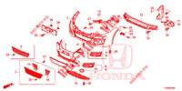 VORDERE STOSSFAENGER  für Honda CIVIC 1.8 SE 5 Türen 5 gang automatikgetriebe 2016