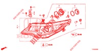 SCHEINWERFER  für Honda CIVIC 1.4 EXECUTIVE 5 Türen 6 gang-Schaltgetriebe 2016
