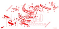 VORDERE STOSSFAENGER  für Honda CIVIC 1.4 EXECUTIVE 5 Türen 6 gang-Schaltgetriebe 2016