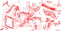 VORDERE TRENNWAND/STIRNWAND  für Honda CIVIC 1.4 EXECUTIVE 5 Türen 6 gang-Schaltgetriebe 2016