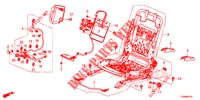 VORNE SITZKOMPONENTEN (G.) (SIEGE REGLAGE MANUEL) für Honda CIVIC 1.4 EXECUTIVE 5 Türen 6 gang-Schaltgetriebe 2016