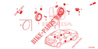 ANTENNE/LAUTSPRECHER  für Honda CIVIC 1.5 SPORT PLUS 5 Türen 6 gang-Schaltgetriebe 2017