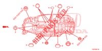 GUMMITUELLE (INFERIEUR) für Honda CIVIC 1.5 SPORT PLUS 5 Türen 6 gang-Schaltgetriebe 2017