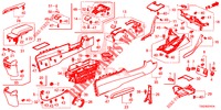 KONSOLE (RH) für Honda CIVIC 1.5 SPORT PLUS 5 Türen 6 gang-Schaltgetriebe 2017