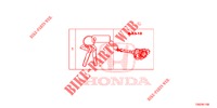 SCHLOSSZYLINDER (INTELLIGENT) für Honda CIVIC 1.5 SPORT PLUS 5 Türen 6 gang-Schaltgetriebe 2017