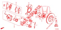 VORDERRADBREMSE (2) für Honda CIVIC 1.5 SPORT PLUS 5 Türen 6 gang-Schaltgetriebe 2017