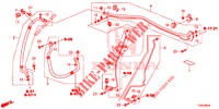 KLIMAANLAGE (FLEXIBLES/TUYAUX) (RH) für Honda CIVIC 1.4 SE 5 Türen 6 gang-Schaltgetriebe 2014