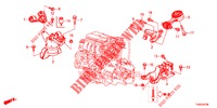 MOTORBEFESTIGUNGEN (1.4L) für Honda CIVIC 1.4 SE 5 Türen 6 gang-Schaltgetriebe 2014