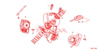 SCHLIESSZYLINDER KOMPONENTEN  für Honda CIVIC 1.4 SE 5 Türen 6 gang-Schaltgetriebe 2014