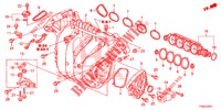 ANSAUGKRUEMMER (1.8L) für Honda CIVIC 1.8 ES 5 Türen 6 gang-Schaltgetriebe 2014