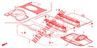 BODENBEHAELTER, HINTEN  für Honda CIVIC 1.8 ES 5 Türen 6 gang-Schaltgetriebe 2014