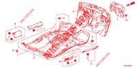 BODENMATTE/ISOLATOR  für Honda CIVIC 1.8 ES 5 Türen 6 gang-Schaltgetriebe 2014
